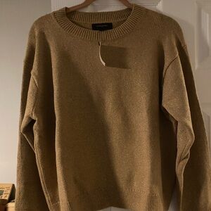 Banana Republic Gold Crew Neck Sweater